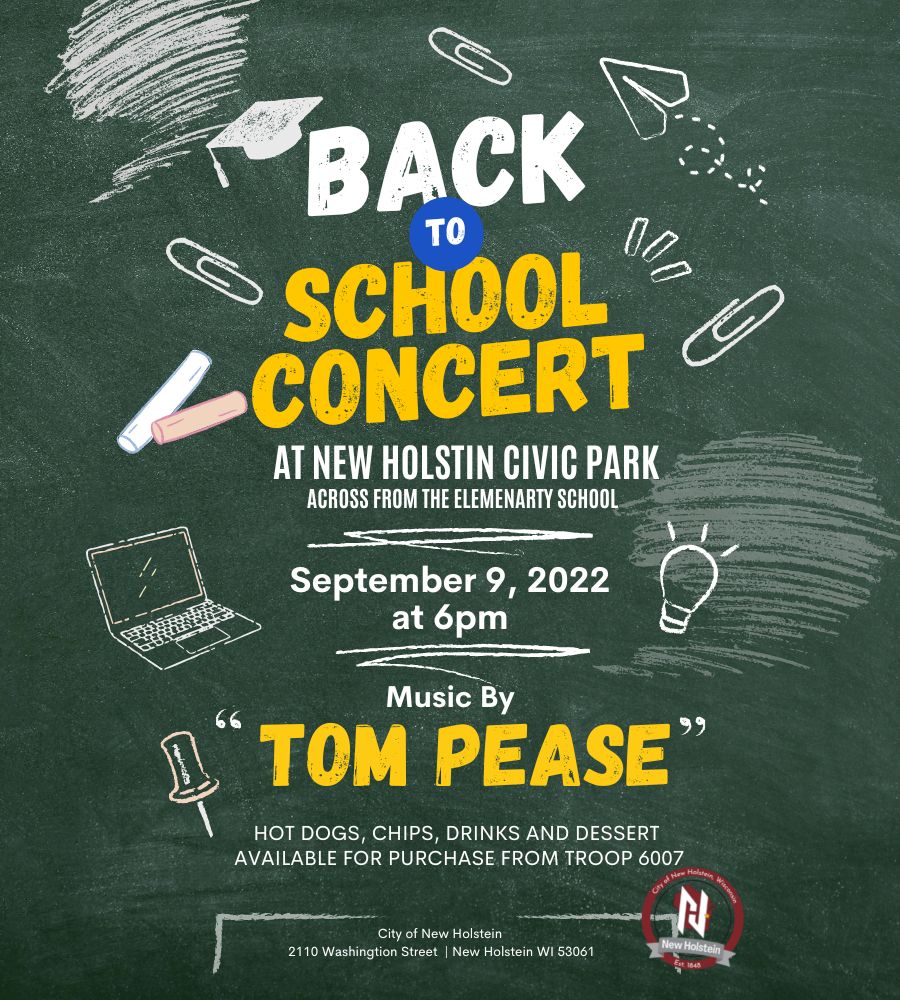 Aquatic Center Closed City of New Holstein, Wisconsin